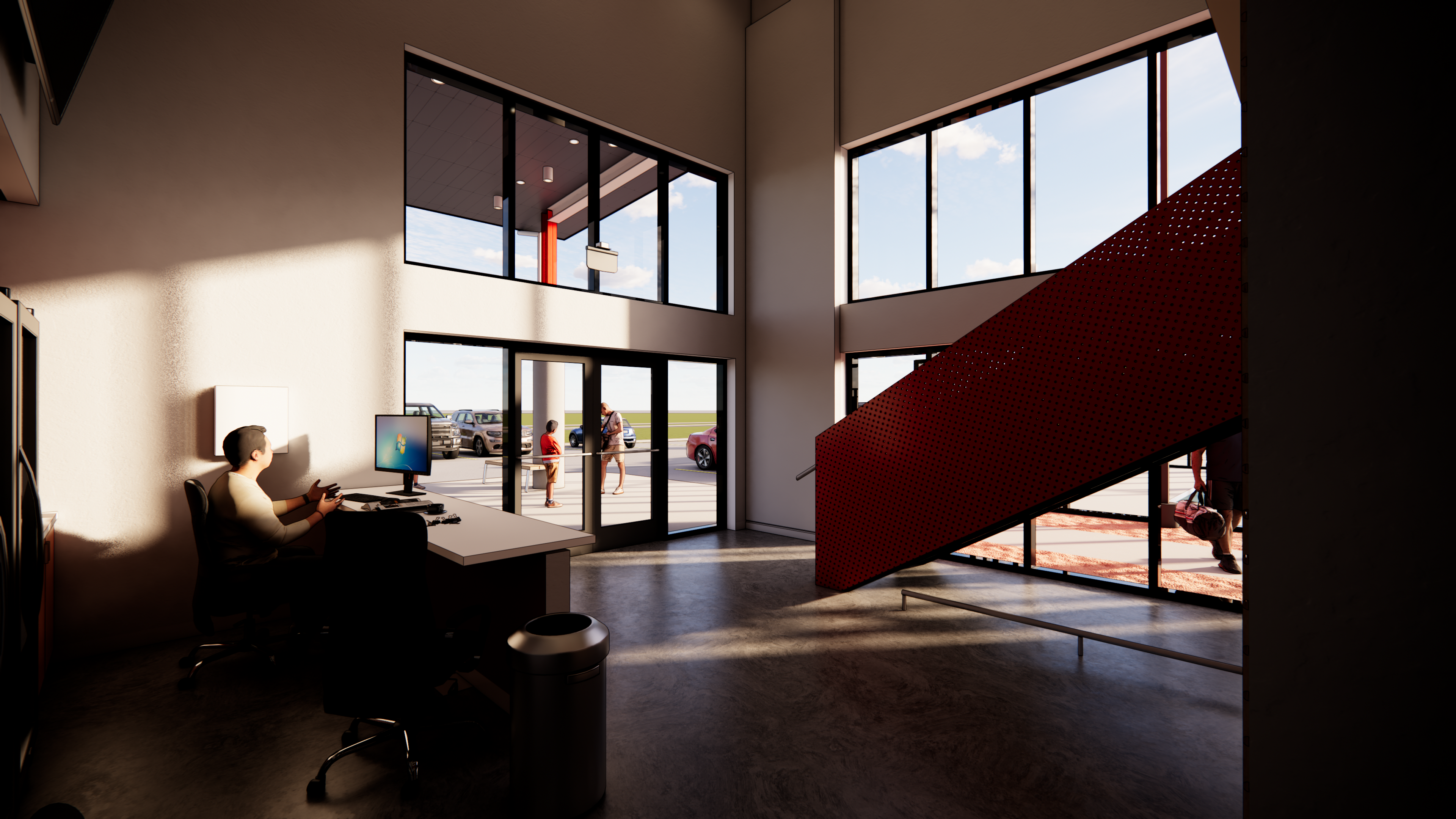 The Pickleball Grove foyer and reception